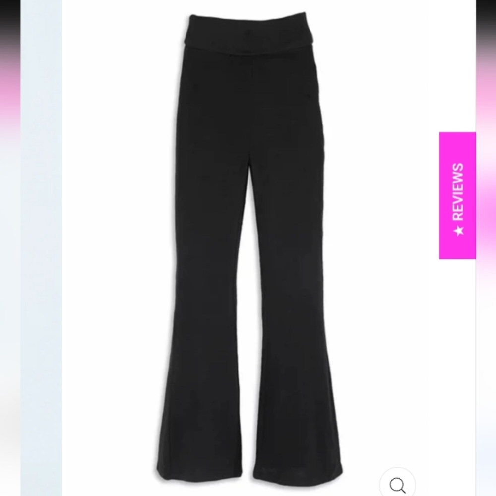 Katie J NYC Black Flare Pants